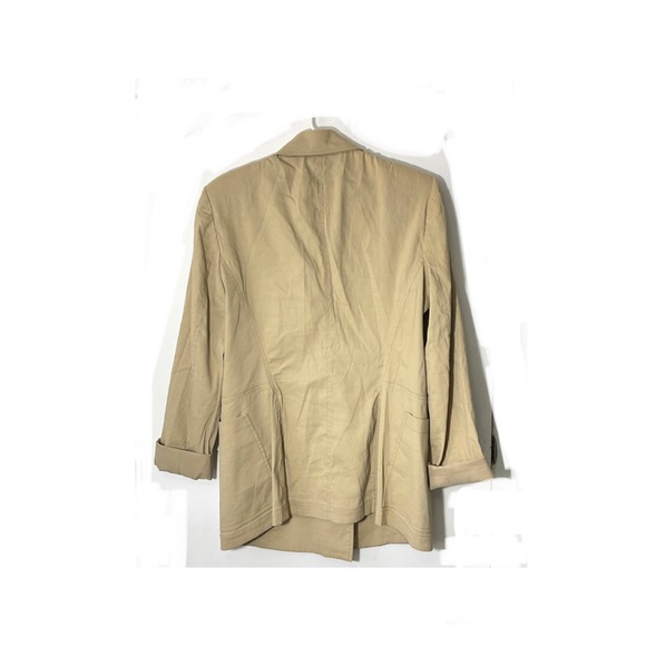 Vintage elie tahari jacket one button blazer tan womens - Picture 4 of 5
